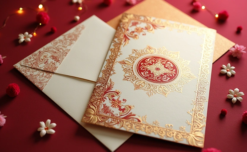 Imaya Bridals invitation design